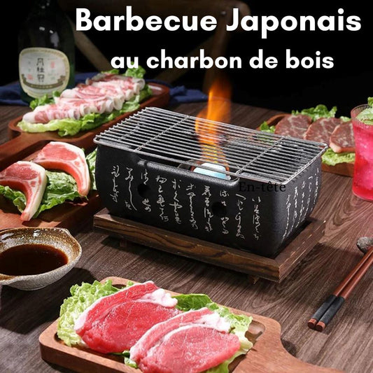 Barbecue Japonais au charbon de bois, barbecue portable avec grille | KOJAP™