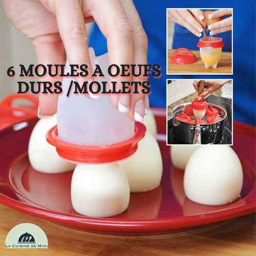 6 EGGMOLDS™⎮6 MOULES A OEUFS DURS /MOLLETS/POCHES