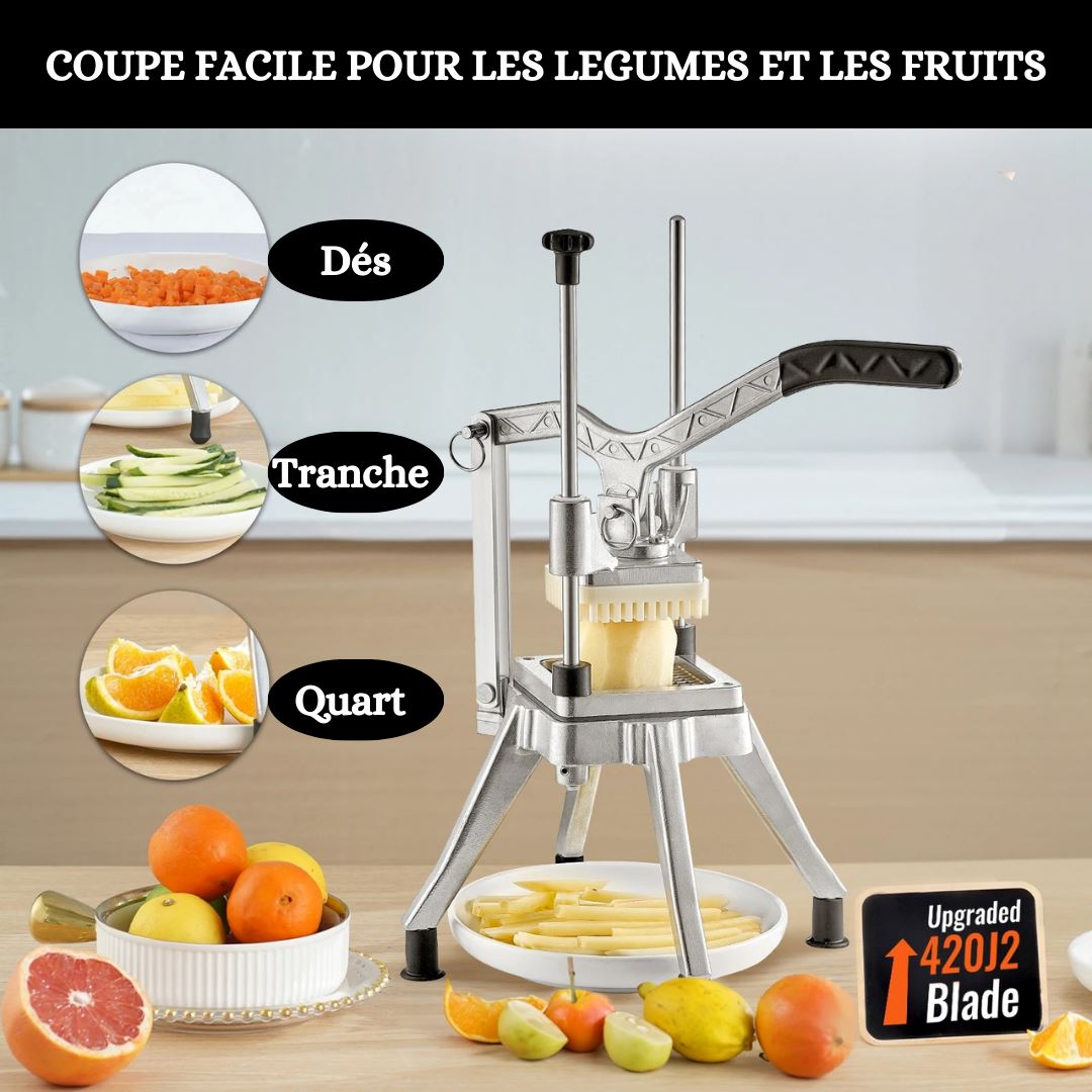 Coupe Frites Professionnel Inox 4 lames | ChopperFrenchFries™