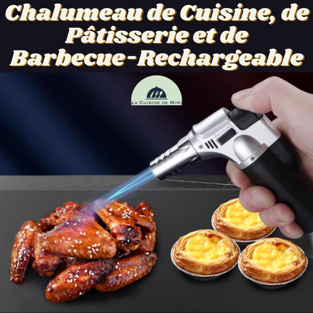 BRÛLCAKE™⎮CHALUMEAU DE CUISINE, Pâtisserie et Barbecue - Rechargeable