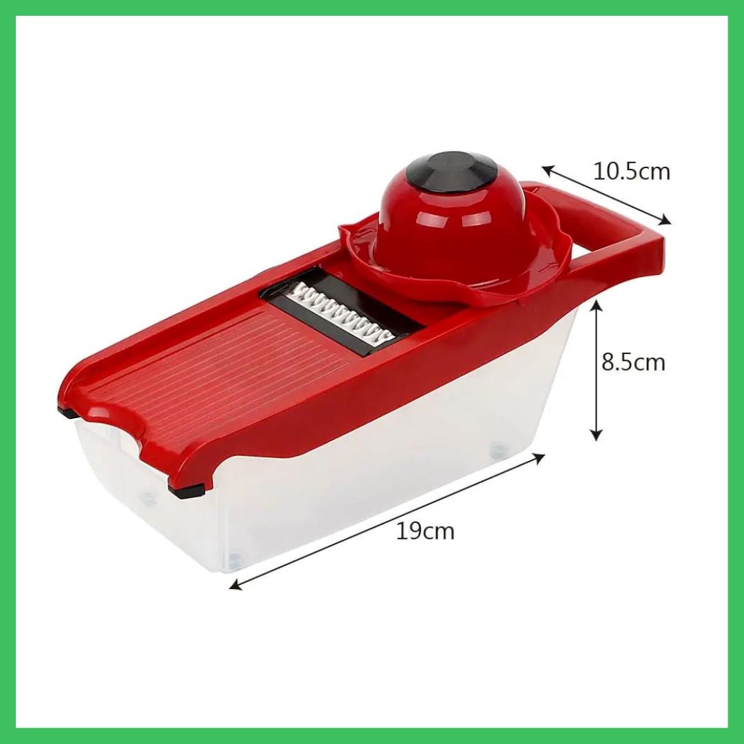 Mandoline, trancheuse à légumes, râpe multifonction, coupe fruits, trancheur à 6 lames | SLICERTOOL™