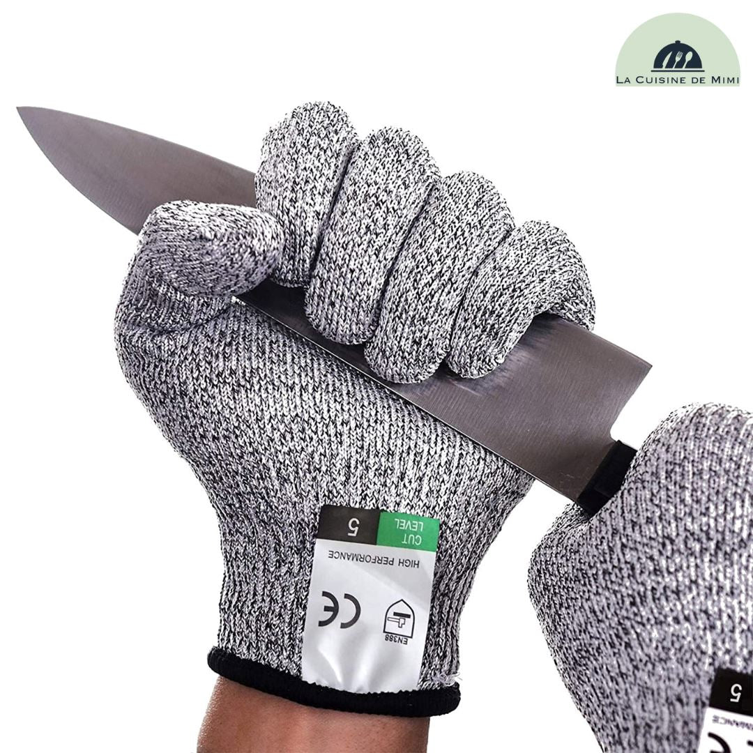 Gants de sécurité anti coupure haute résistance HPPE