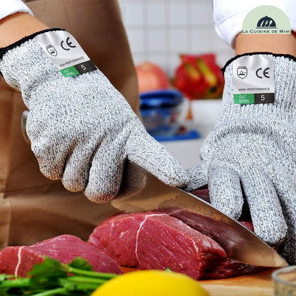 Gants de sécurité anti coupure haute résistance HPPE