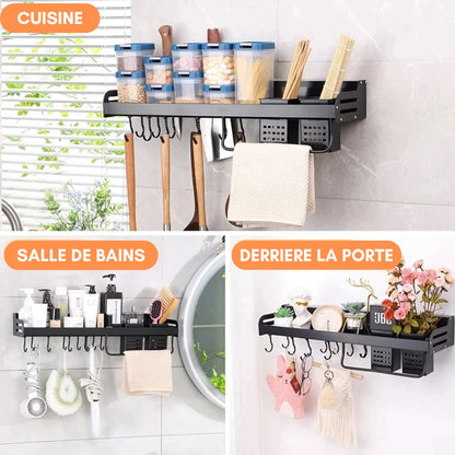 Étagère de rangement murale pour épices et accessoires ⎮KITCHENORG™