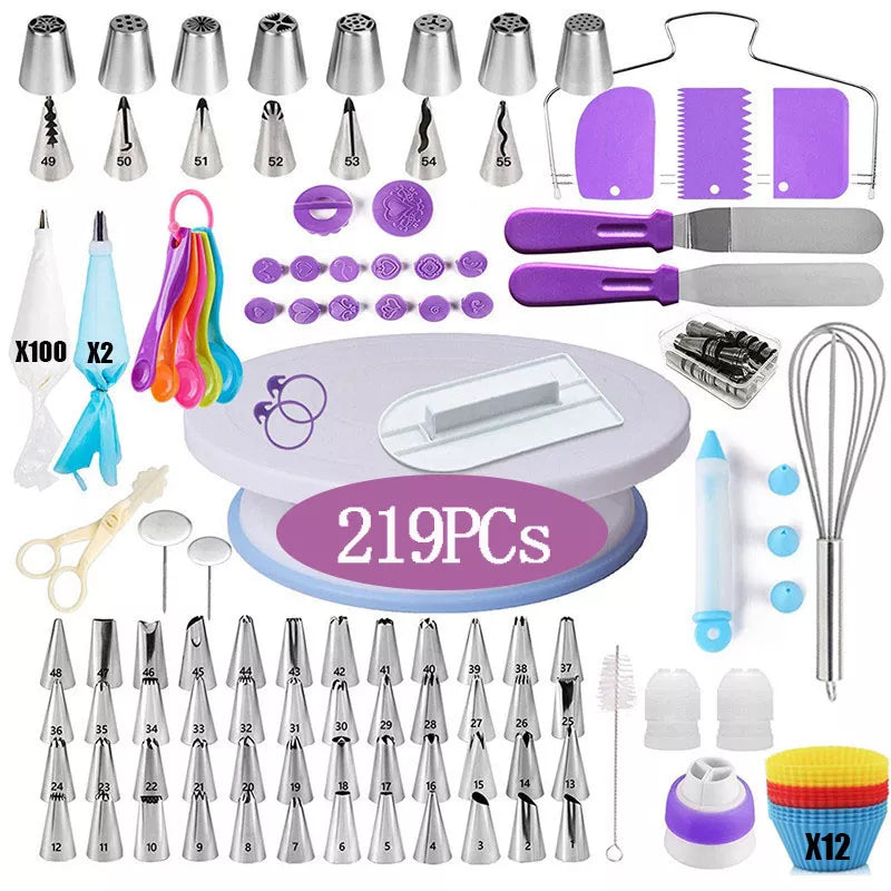 KIT COMPLET DE PÂTISSERIE 219 PCS | DREAMPÂT™