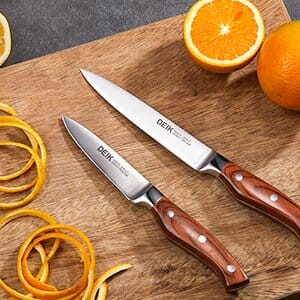 BLOC DE 16pcs de COUTEAUX DE CHEF manche en bois| CHEFKNIFE™