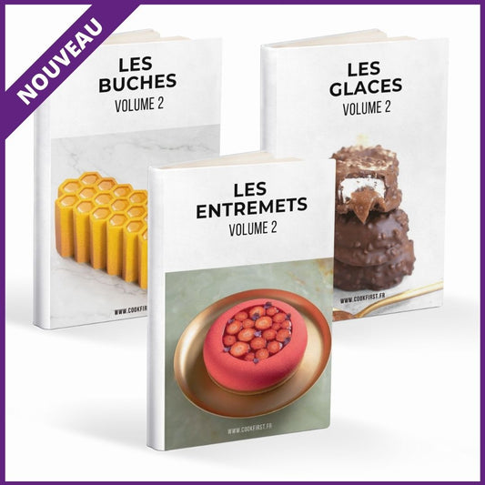 3 Livres de Recettes au Choix - Pâtisserie pour Moules (Cédric Grolet, Cyril Lignac, Pierre Hermé...)