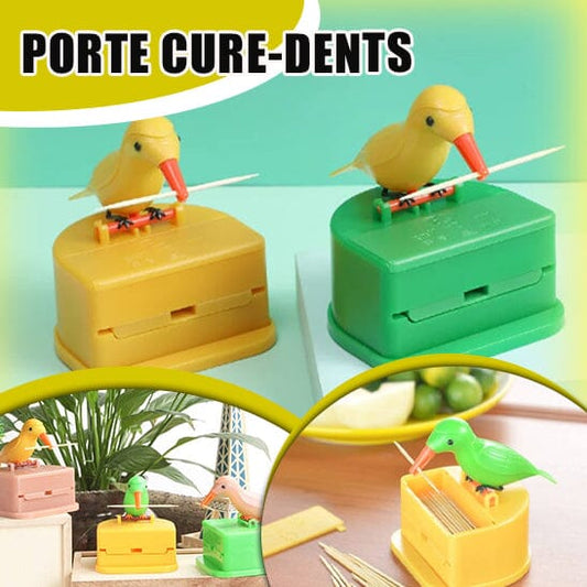 BOITE A CURE-DENTS OISEAU